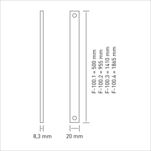 Frensch LED-Profilsystemleuchte F-100-HD-1320