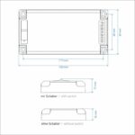 Frensch LED-Aufbauleuchte F-70-HD-1334