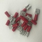 Flachsteckhülse (Quetsch) Rot 0,5 - 1,0mm²