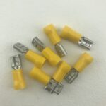Flachsteckhülse (Quetsch) Gelb 4,0 - 6,0mm²