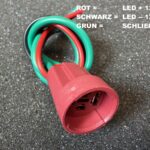 Anschlußstecker Edelstahlschalter 15A 4pol.