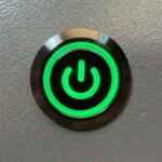 Travel Schalter Edelstahl TR-S / IP 65 mit Symbol EIN/AUS