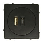 inprojal USB C/A Lader schwarz System 20.000 20020USBC230VSCH