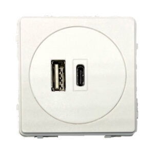 inprojal USB C/ A Lader weiß System 20.000 20020USBC230VW