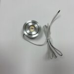 Einbaustrahler Gehäuse aluminium 3W 8-25V DC Frontalansicht